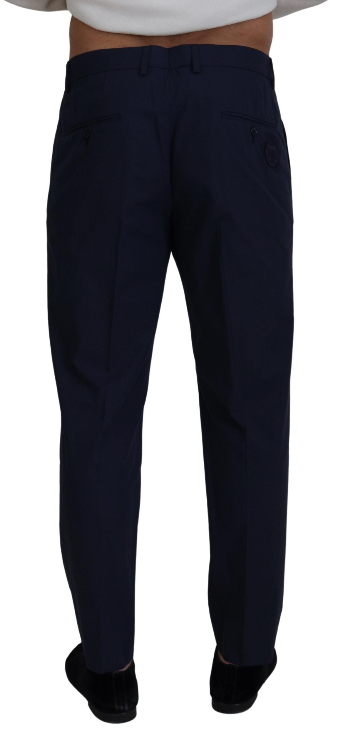 Chic Slim Fit Chinos in Blue