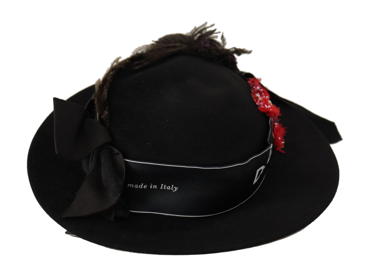 Elegant Wide Brim Black Hat