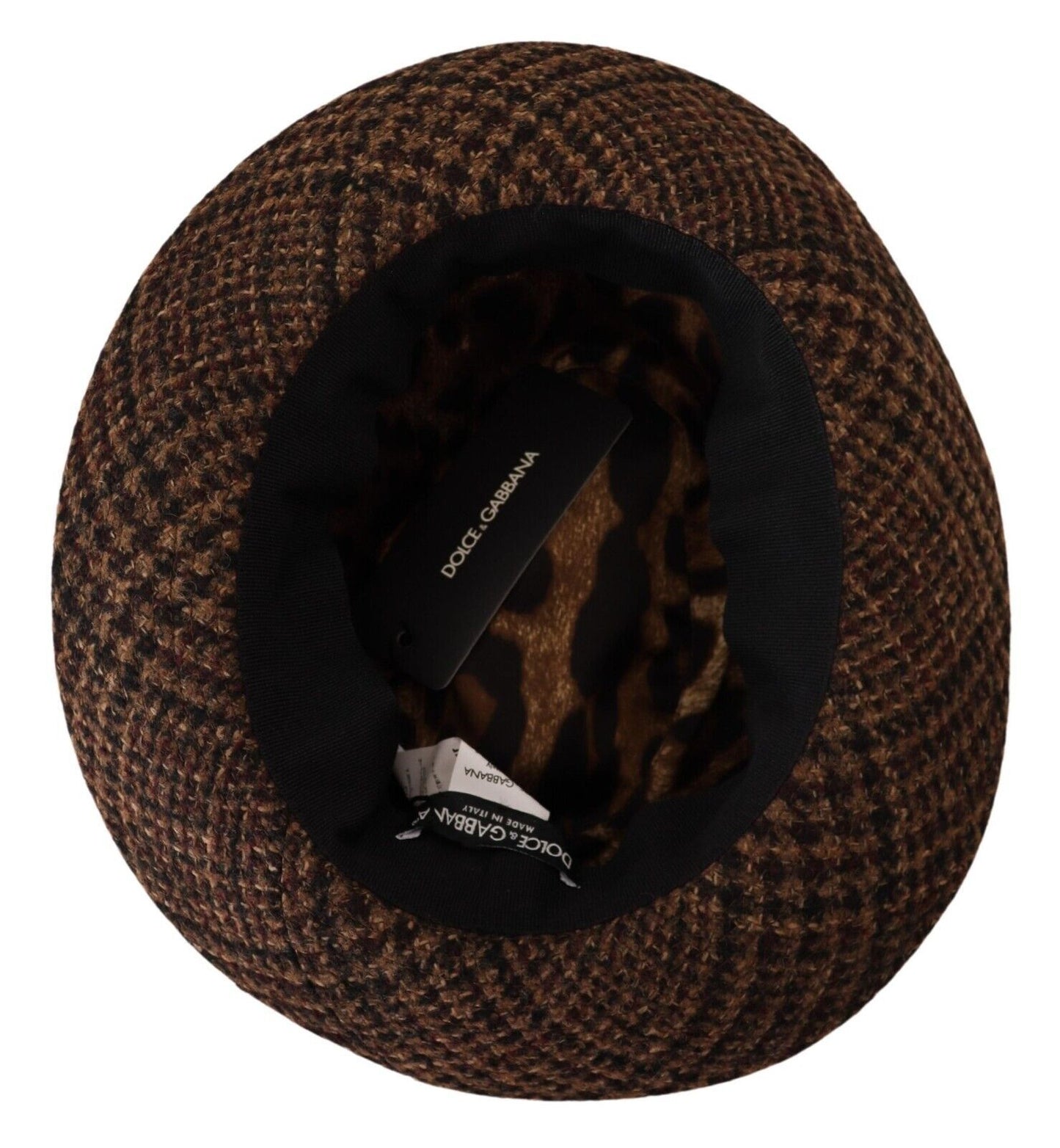 Elegant Brown Fedora Hat - Winter Chic Accessory