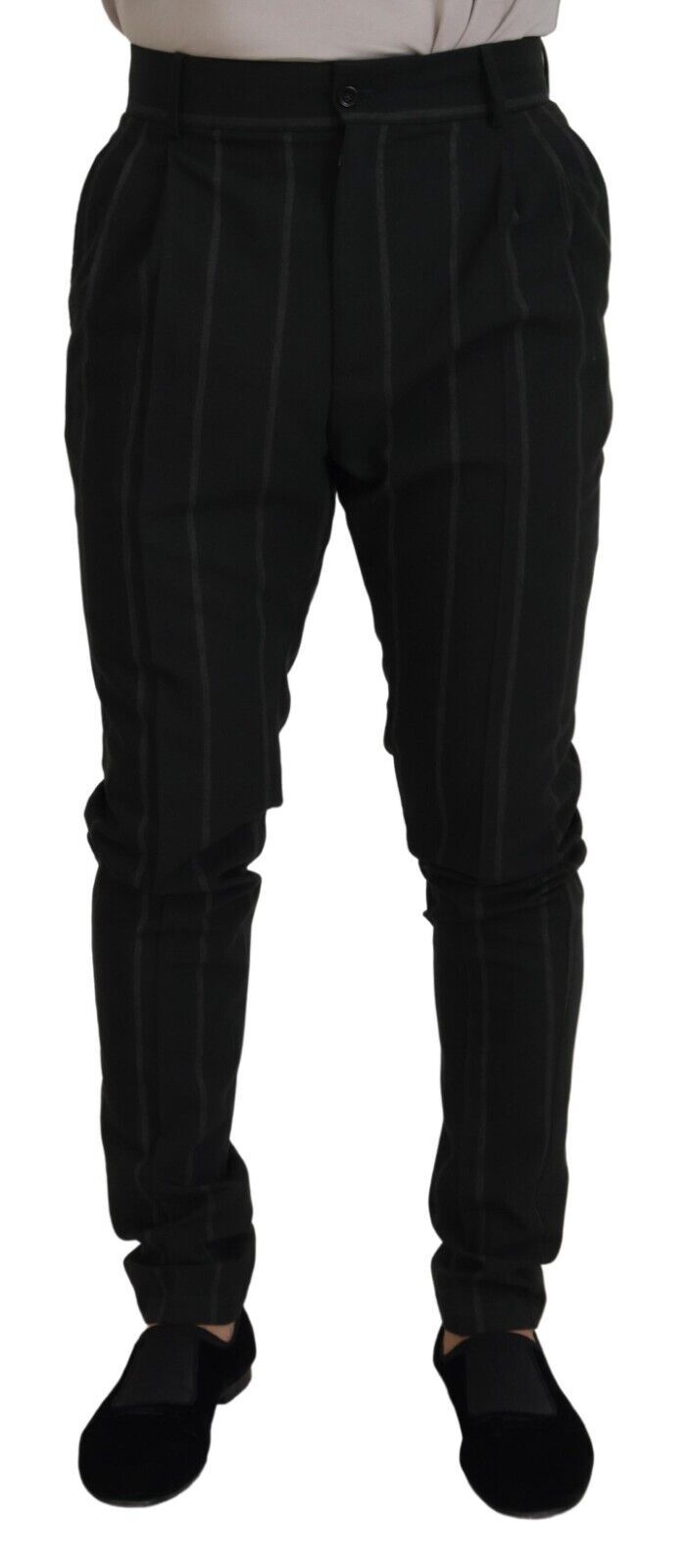 Elegant Black Tailored Trousers