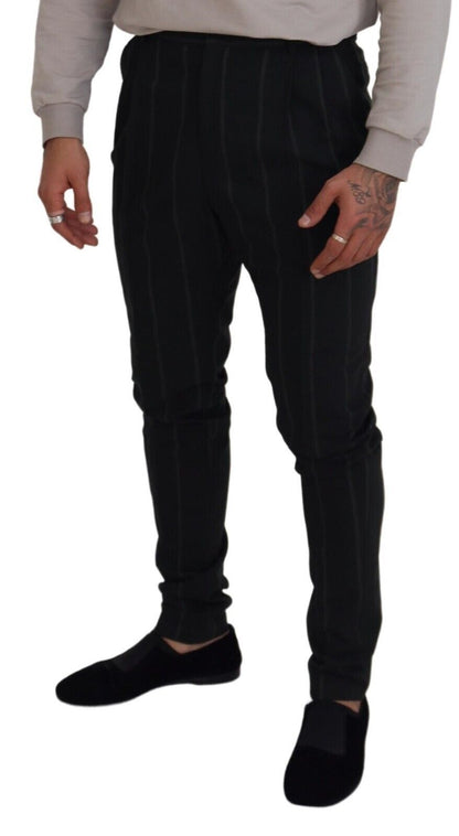 Elegant Black Tailored Trousers