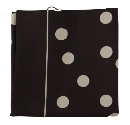 Elegant Silk Polka Dot Men's Scarf