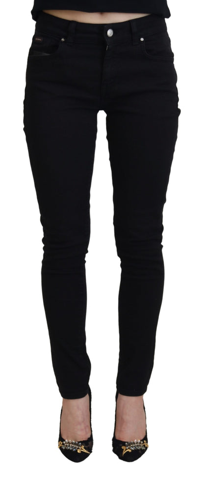 Chic Black Denim Pants – Timeless Elegance