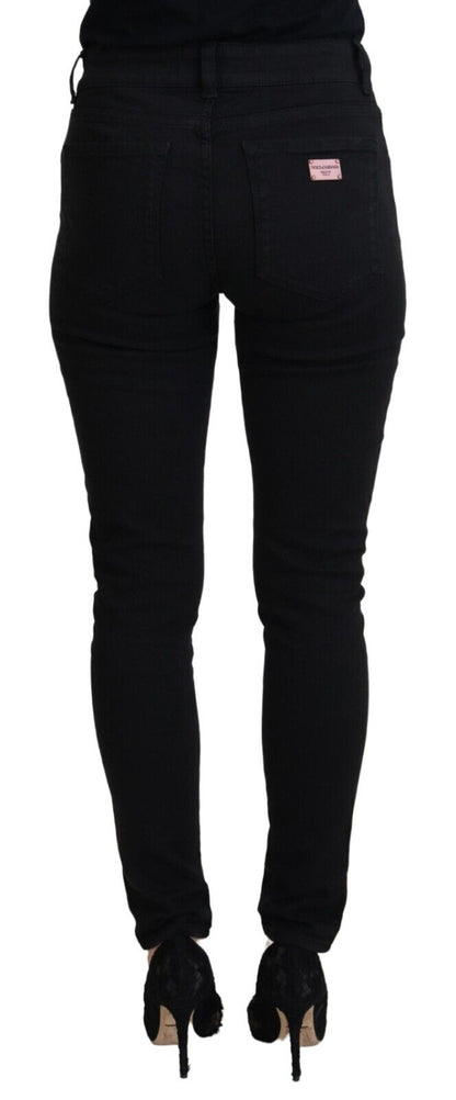 Elegant Black Denim Pants