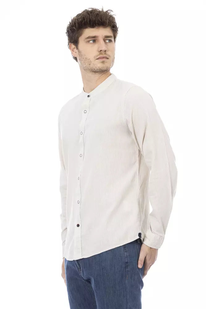 White Linen Men Shirt