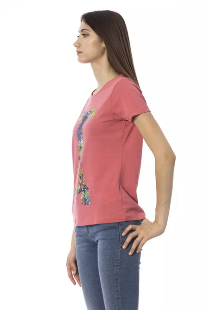 Fuchsia Cotton Women Top