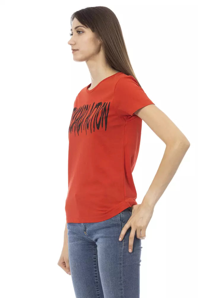 Red Cotton Women Top