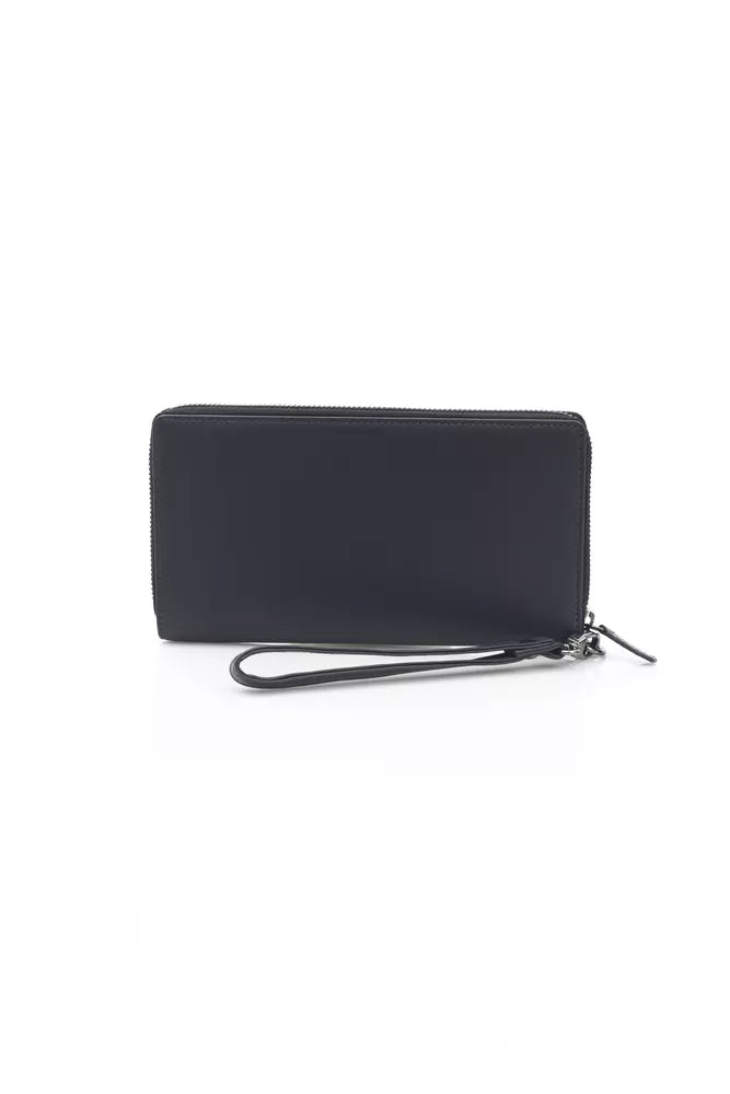 Blue Leather Men Wallet