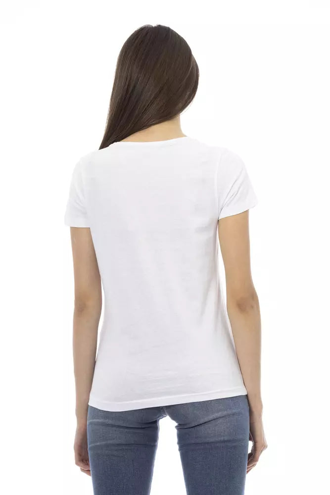 White Cotton Women Top