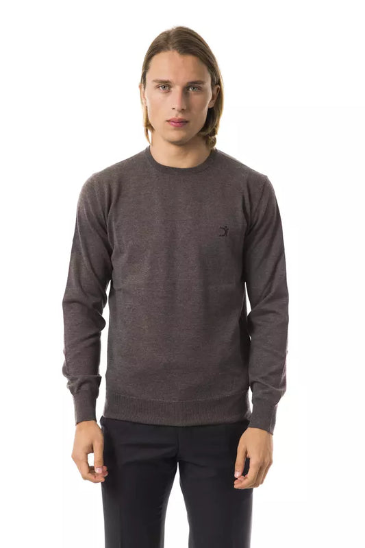 Gray Merino Men Sweater