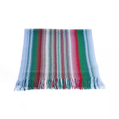 Multicolor Wool Men Scarf