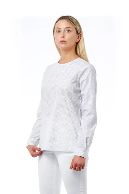 White Cotton Women Blouse