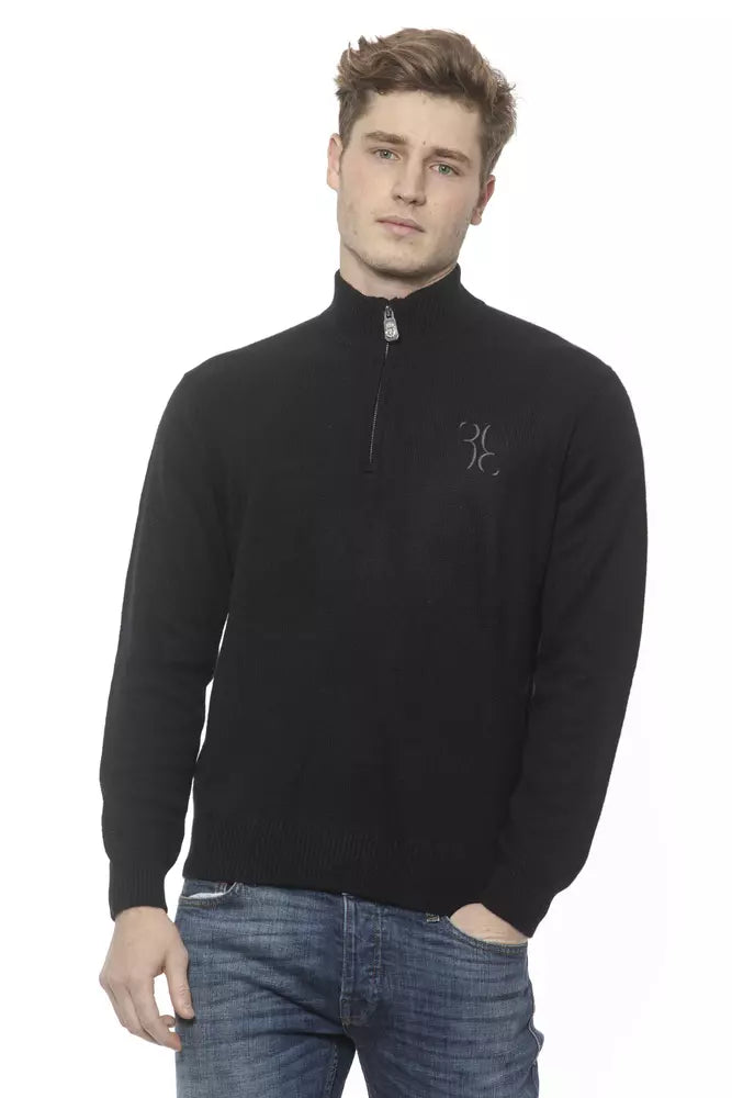 Black Cashmere Men Sweater