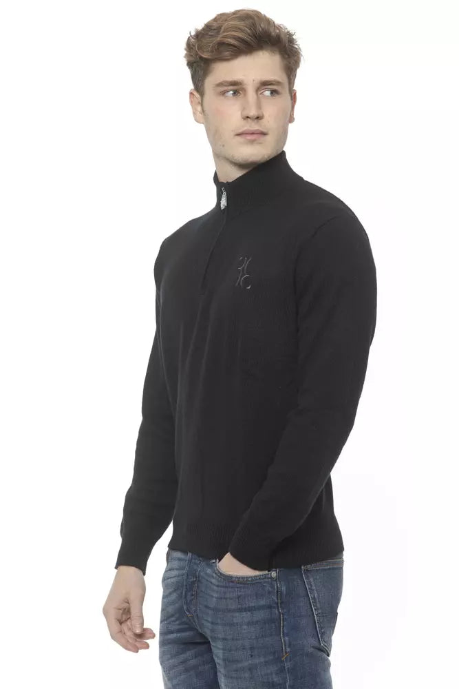 Black Cashmere Men Sweater