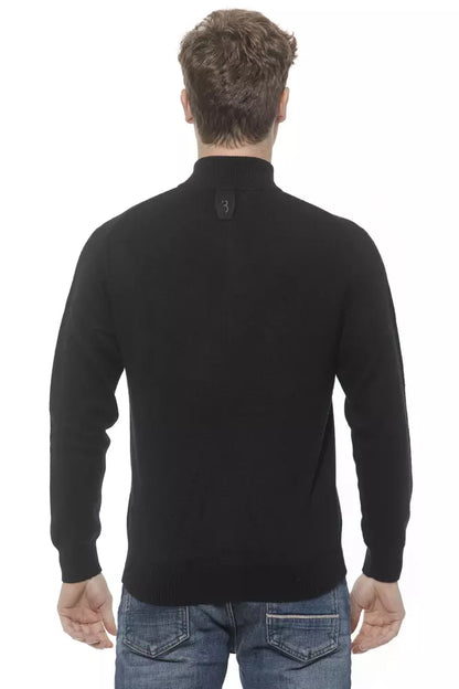 Black Cashmere Men Sweater