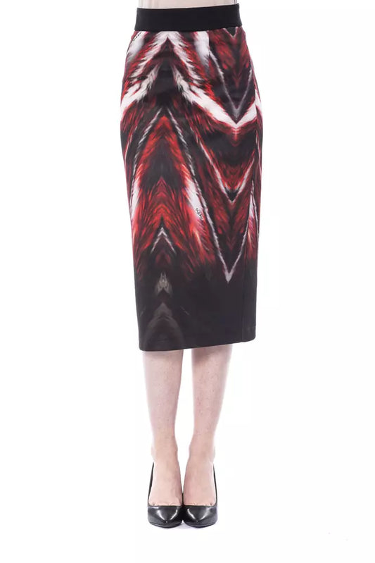 Elegant Multicolor Long Pencil Skirt