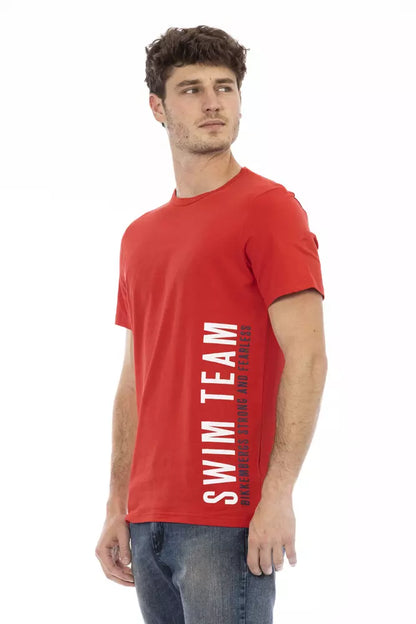 Red Cotton Men's T-Shirt