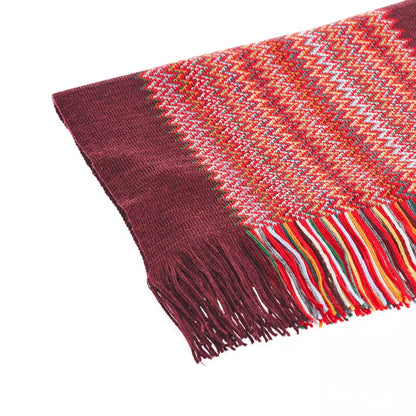 Multicolor Wool Men Scarf