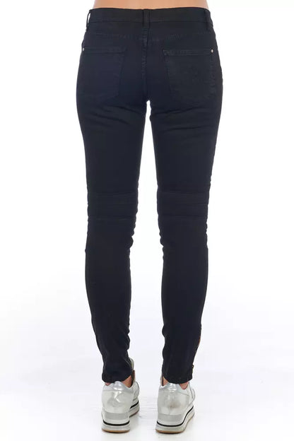 Black Cotton Women Jeans