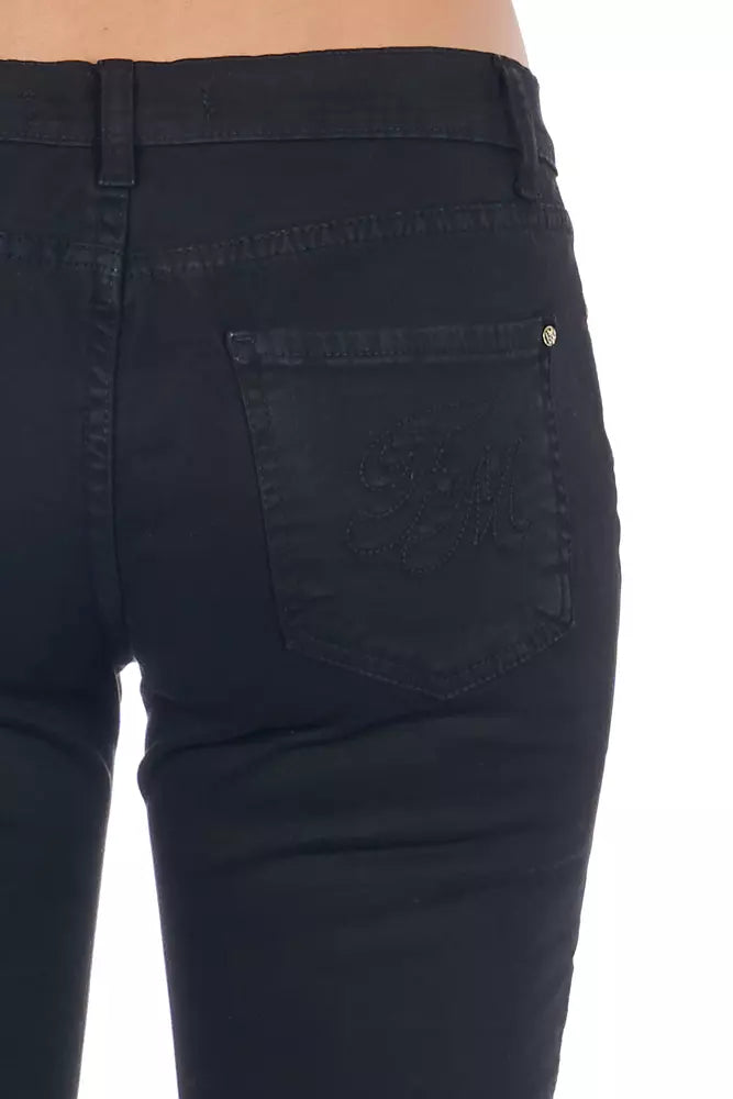 Black Cotton Women Jeans