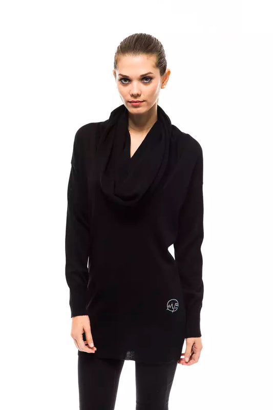 Black Wool Women Sweater