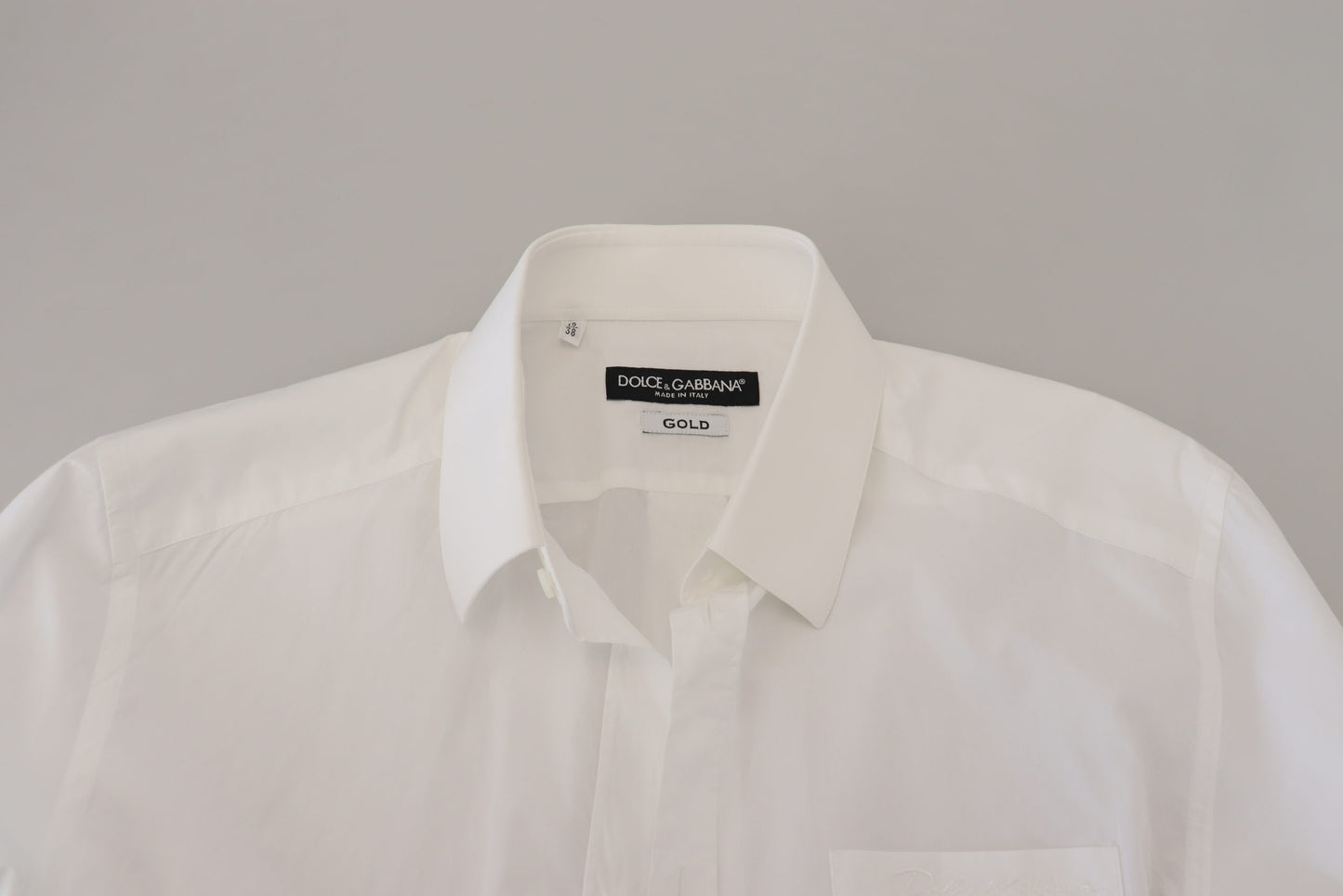 Elegant White Slim Fit Dress Shirt