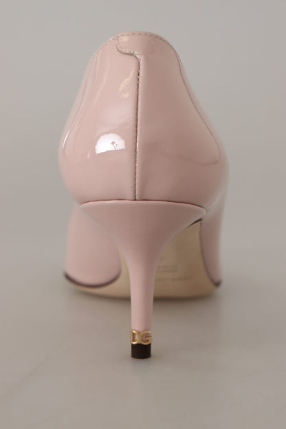 Elegant Patent Leather Heels in Pink