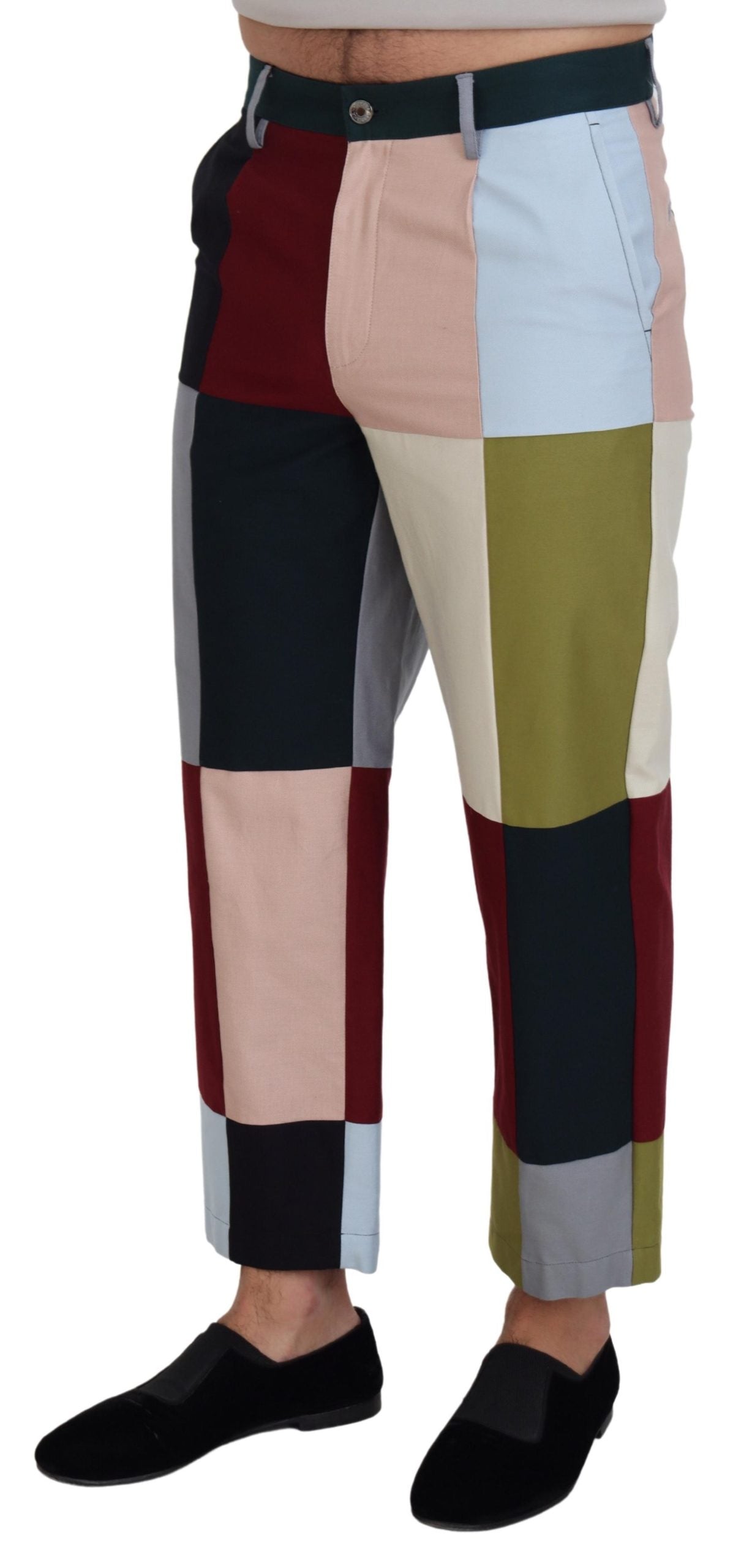 Stunning Multicolor Patchwork Pants