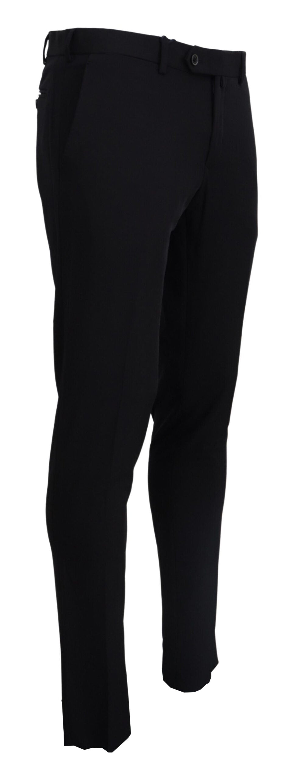 Elegant Black Italian Dress Pants