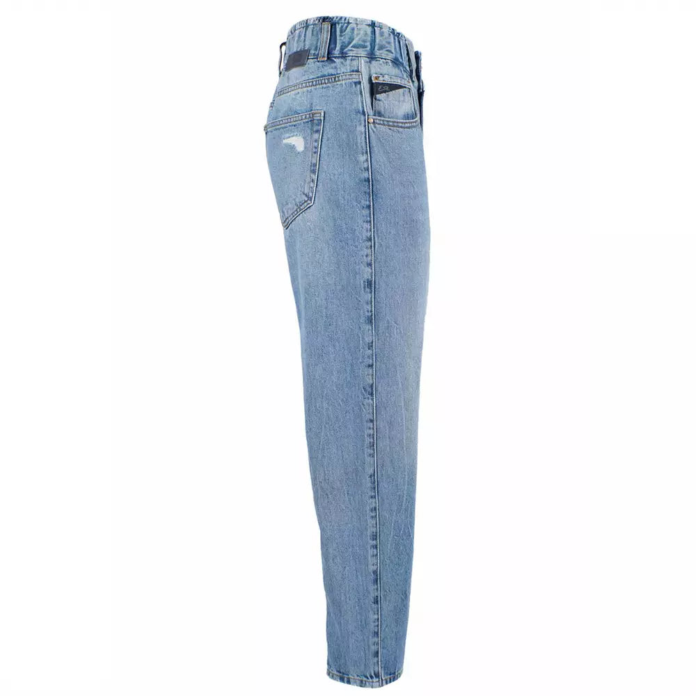 Blue Cotton Women's Jeans