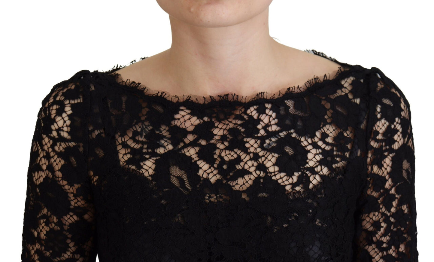 Elegant Floral Lace Long Sleeve Top