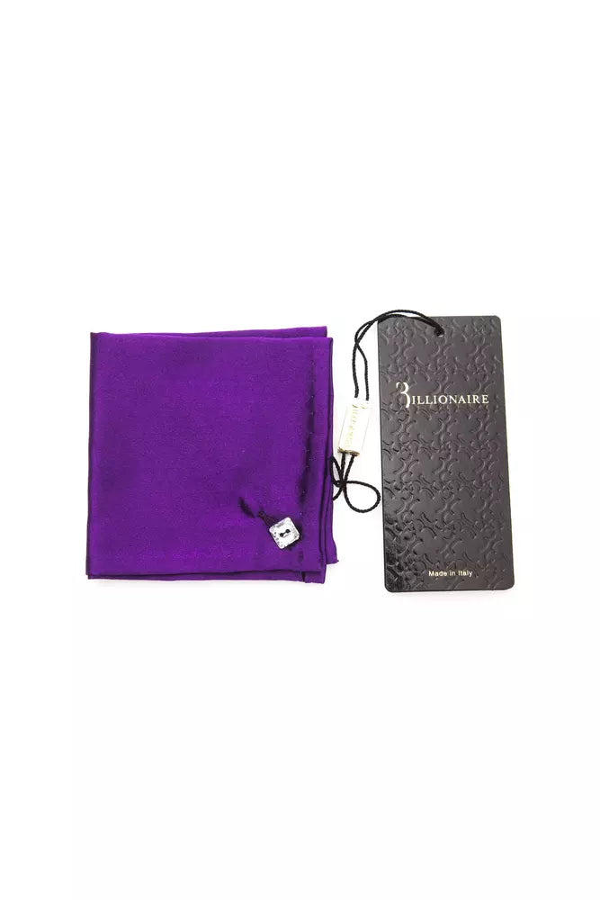 Purple Sisal Men Pocket Square