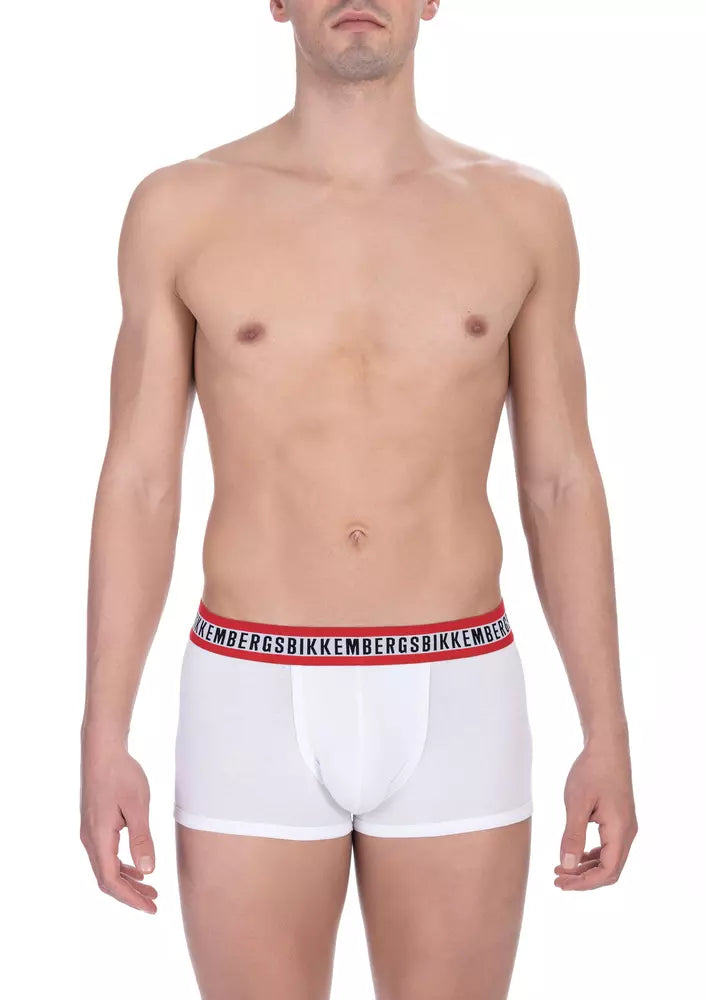 White Cotton Men Trunk