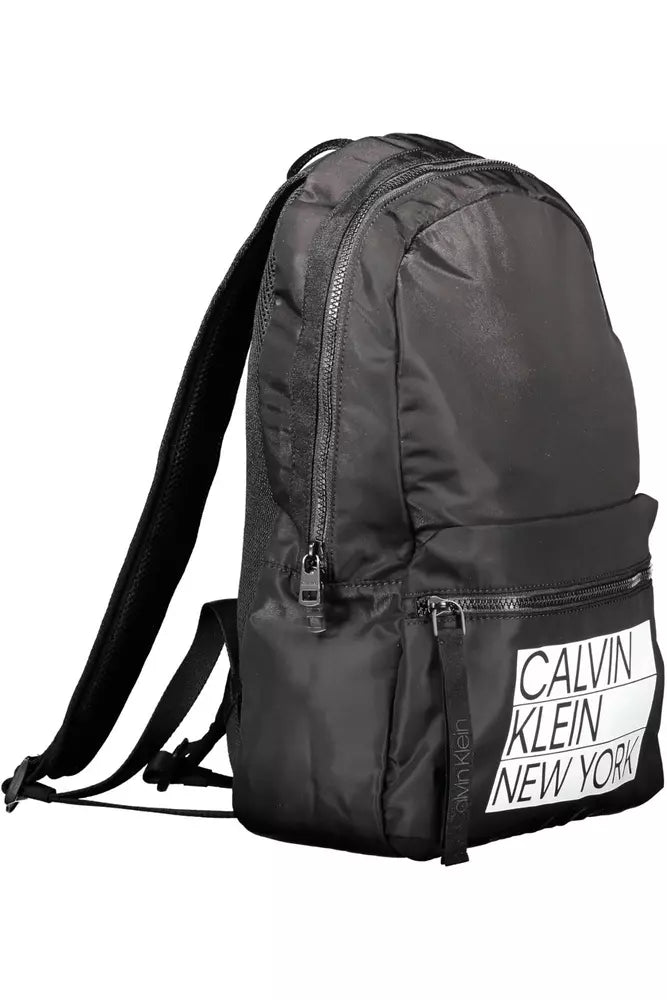 Elegant Black Backpack with Laptop Compartment