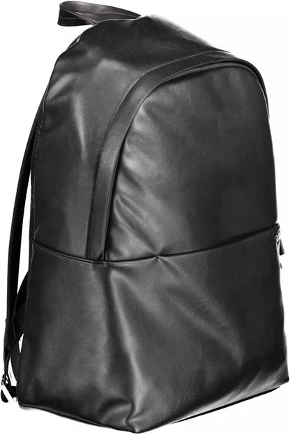 Eco-Conscious Sleek Black Backpack