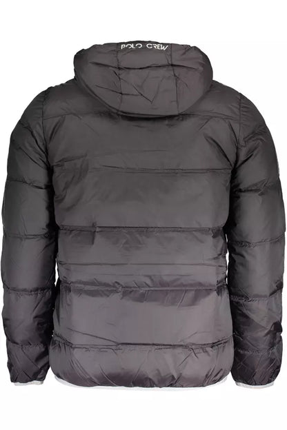 Sleek Polyamide Jacket with Detachable Hood