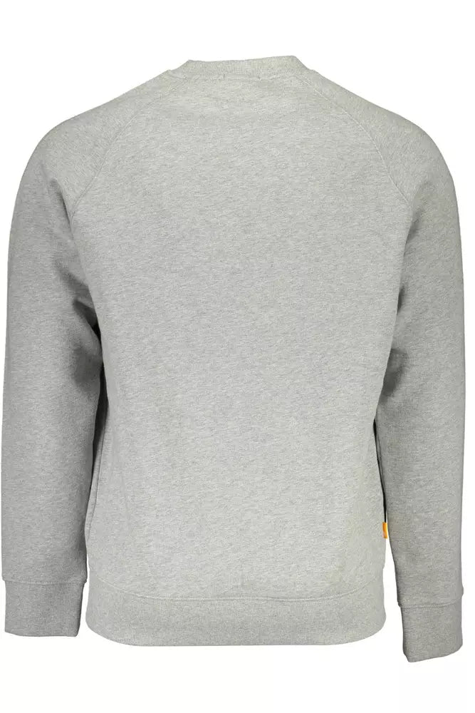 Gray Cotton Men Sweater