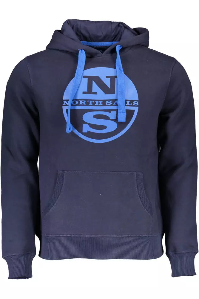 Sail the Waves Hooded Sweatshirt in Blue