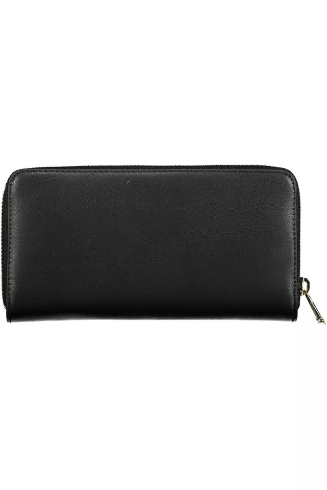 Black Polyethylene Women Wallet