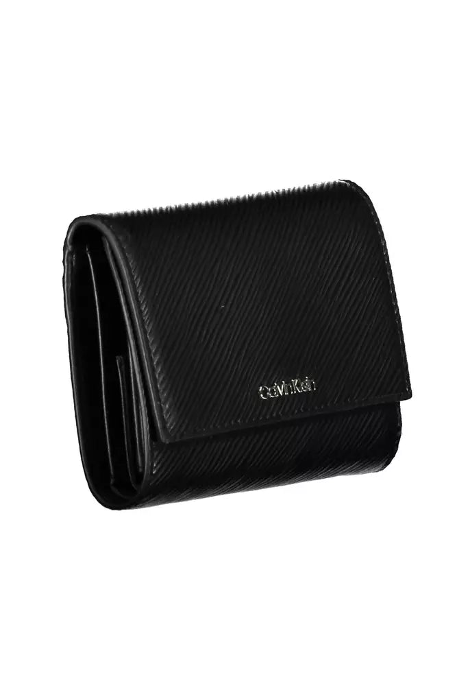 Black Polyethylene Women Wallet