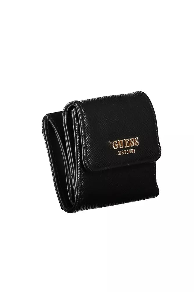 Black Polyethylene Women Wallet