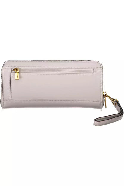 Gray Polyethylene Women Wallet