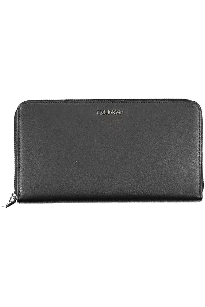 Black Polyethylene Women Wallet