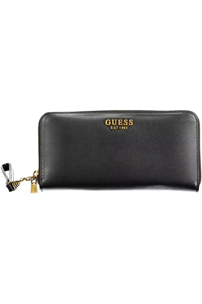 Black Polyethylene Women Wallet