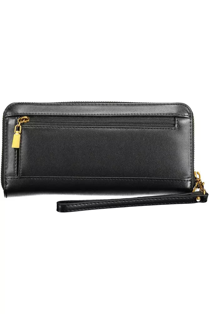 Black Polyethylene Women Wallet