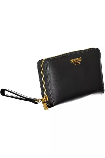 Black Polyethylene Women Wallet