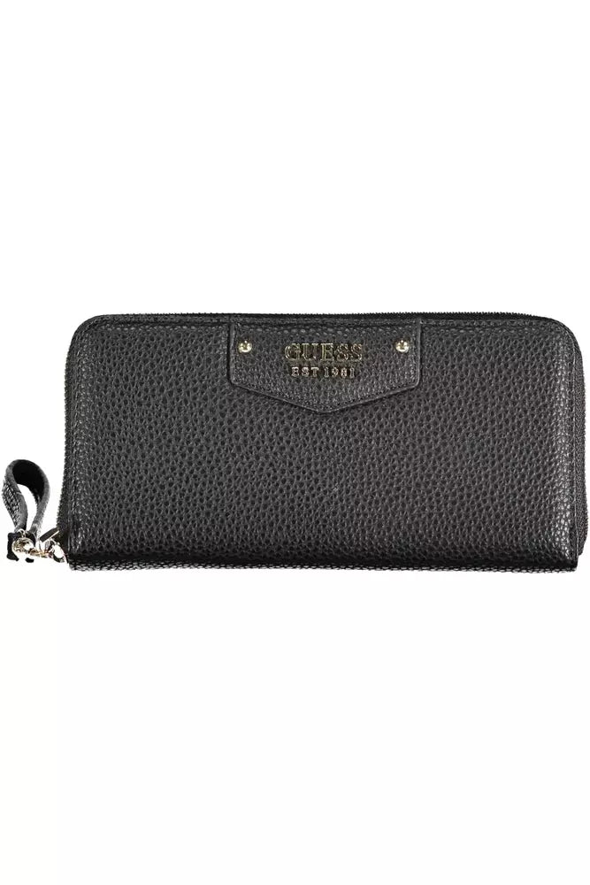 Black Polyethylene Women Wallet