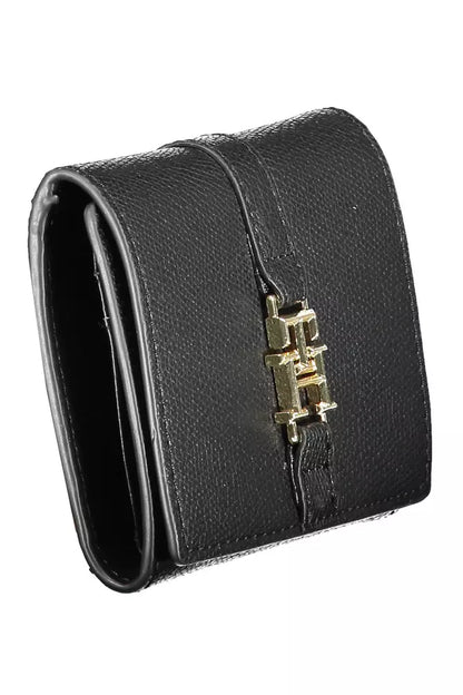 Black Polyethylene Women Wallet