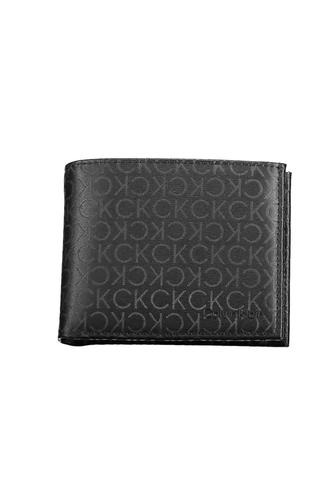 Sleek Black Bifold Wallet with RFID Block