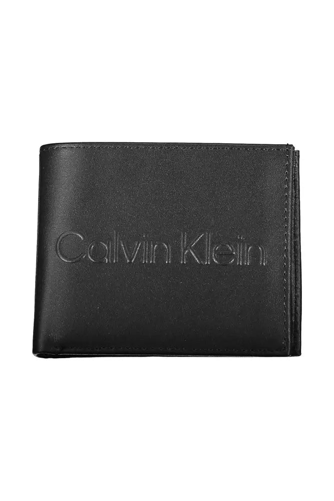 Elegant Black Polyethylene Wallet with RFID Blocker